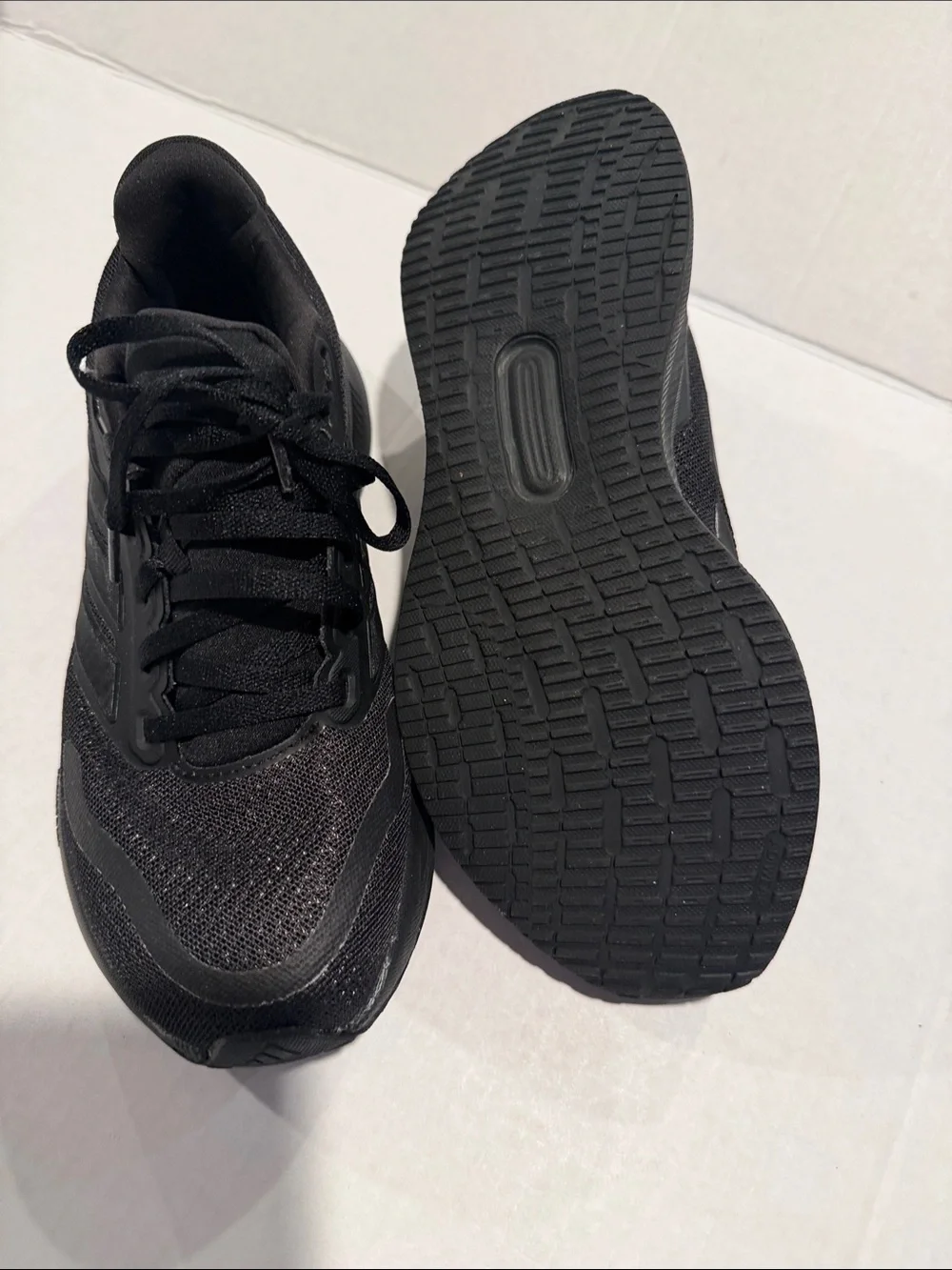 Women’s Black Performance Lace-Up Sneakers